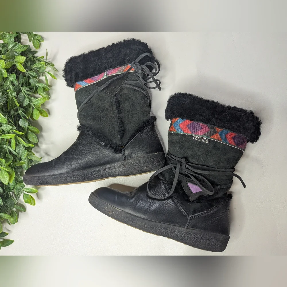 Tecnica Vintage? Italian Fur Boots Size 38